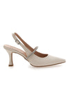Décolleté Slingback Burro Made In Italy PITTARELLO Couture 8309