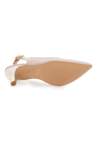 Décolleté Slingback Nude z dvojnim zadnjim trakom PITTARELLO COUTURE 1706
