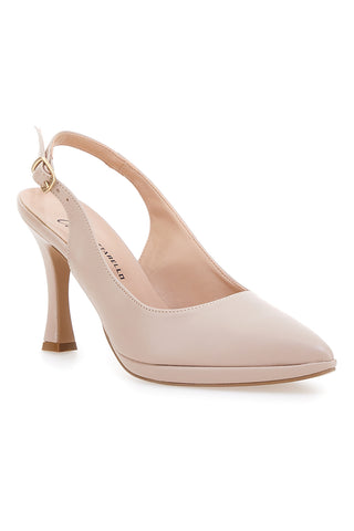 Nude čevlji z zaponko Slingback Made in Italy PITTARELLO Couture 1910
