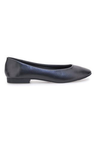 Ballerine nere basic in materie sintetiche The First IDEA06