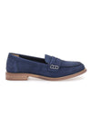 Modri mokasini z okrasnimi detajli Le Havre Paris KMD26W40