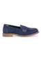 Modri mokasini z okrasnimi detajli Le Havre Paris KMD26W40