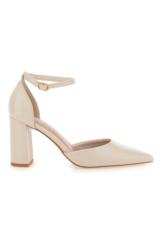 Décolleté Beige tacco alto Mon dieu DO19813
