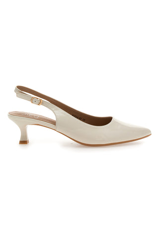 Décolleté Svetlo bež lakirani slingback s srednjim peto Mon dieu FDS246C