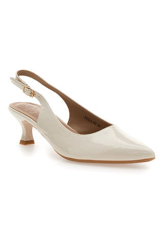 Décolleté Svetlo bež lakirani slingback s srednjim peto Mon dieu FDS246C