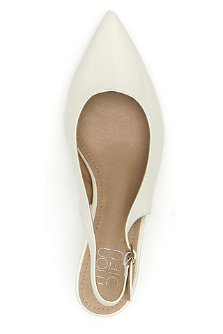 Décolleté Svetlo bež lakirani slingback s srednjim peto Mon dieu FDS246C