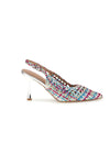 Décolleté multicolor con cinturino First lady P660