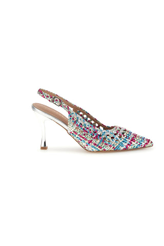 Décolleté multicolor con cinturino First lady P660