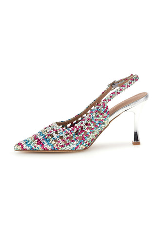 Décolleté multicolor con cinturino First lady P660