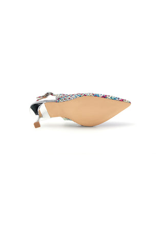 Décolleté multicolor con cinturino First lady P660