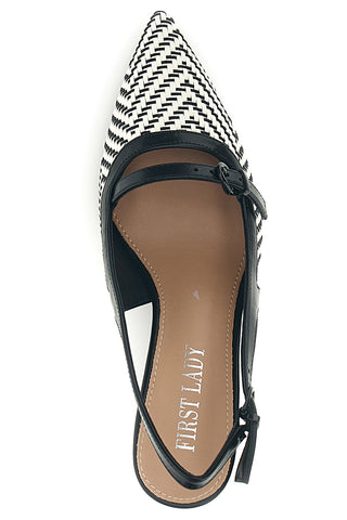 FIRST LADY P666 BLACK/WHITE