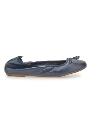 Modra balerina iz pravega usnja Pittarello Look 818005