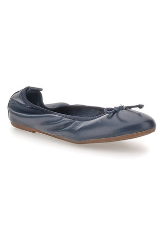 Modra balerina iz pravega usnja Pittarello Look 818005