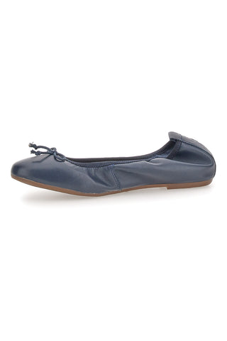 Modra balerina iz pravega usnja Pittarello Look 818005
