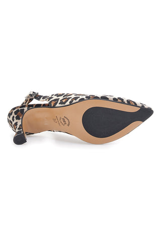Ženske črpalke z leopardjim vzorcem in trakom Pittarello Glam 31441