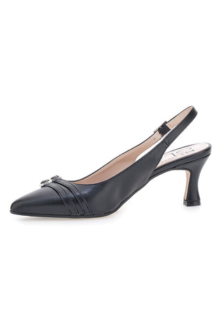 Črne ženske črpalke z zaponkami Pittarello Glam 34388