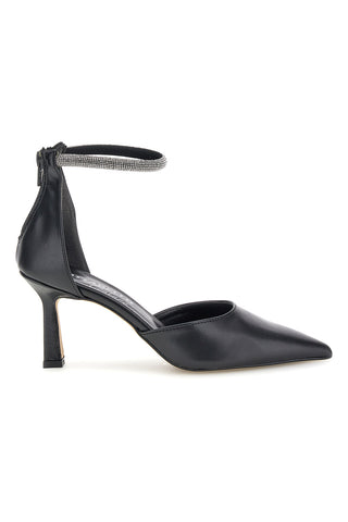 Črne črpalke z naramnicami Pittarello couture 709