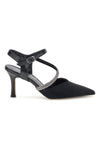 Črne črpalke z naramnicami Pittarello couture 65302