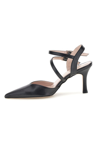 Črne črpalke s trakom Pittarello couture 3811S