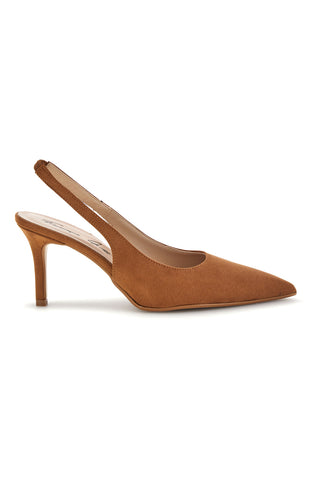 Décolleté slingback Marroni con punta affusolata Francesca Gritti P7061