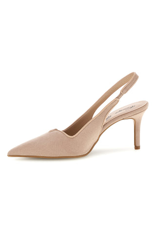 Décolleté nude con cinturino slingback Lavorazione artigianale Made in Italy Francesca gritti P0701