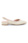 Bež Made in Italy balerinke s trakom Pittarello couture 6011