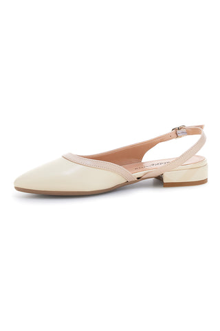 Bež Made in Italy balerinke s trakom Pittarello couture 6011