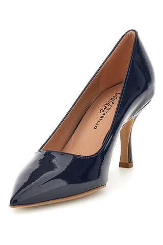 Modre lakaste črpalke Pittarello couture 6418