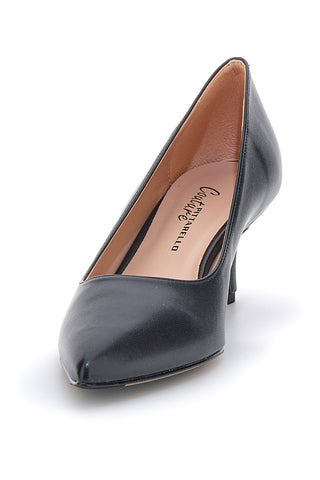 Črne črpalke Made in Italy Pittarello couture 1701