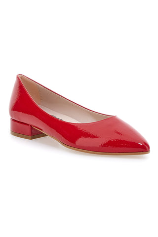 Rdeče balerinke s konicami Pittarello Glam 3890