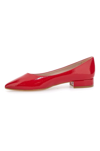 Rdeče balerinke s konicami Pittarello Glam 3890