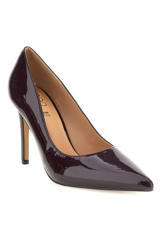 Decollete Bordeaux in Effetto Vernice con Tacco Alto Mon dieu 1926H36