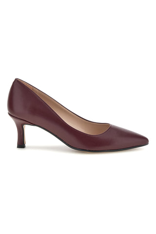 Décolleté bordeaux a punta con tacco medio Pittarello Vera 3601