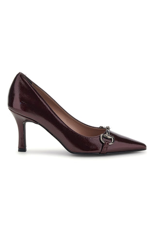 Décolleté bordeaux con morsetto e tacco Pittarello Glam 3866MS