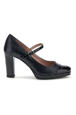 Décolleté nere con cinturino e tacco largo Pittarello Glam 2567
