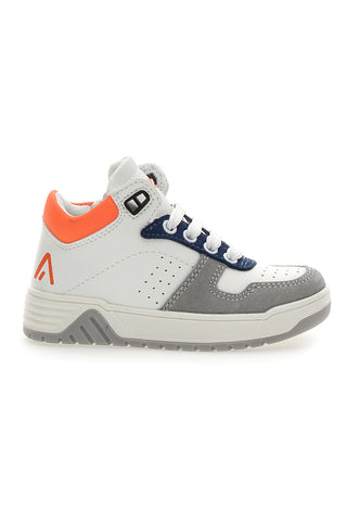 Visoke športne copate Ace 13142 White blue orange