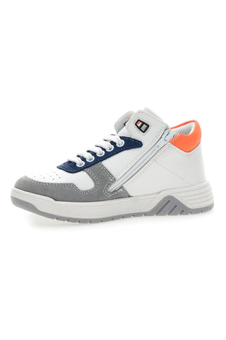 Visoke športne copate Ace 13142 White blue orange