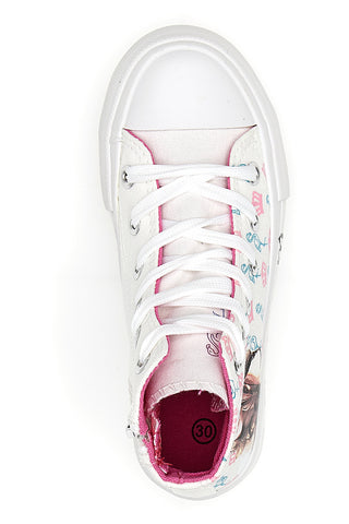 Charlotte 7901 Superge Mid Cut White