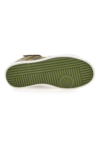 Sneakers Mid Cut vojaško zelene barve Max Dillan