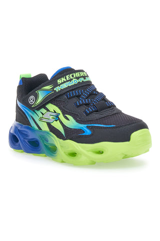 3MSKECHERS 400103 ČRNA/LIME