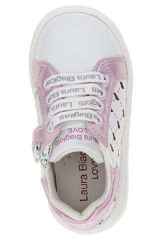 Superge Laura Biagiotti 8430 bele in roza