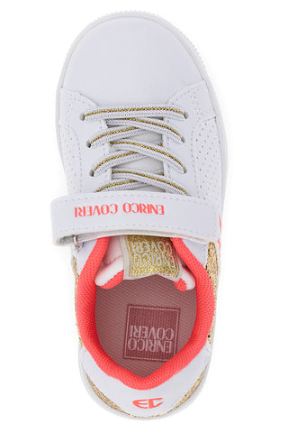 Sneakers Coveri Vanessa Glitter Bele