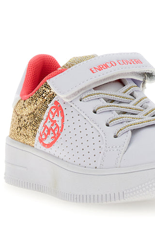 Sneakers Coveri Vanessa Glitter Bele