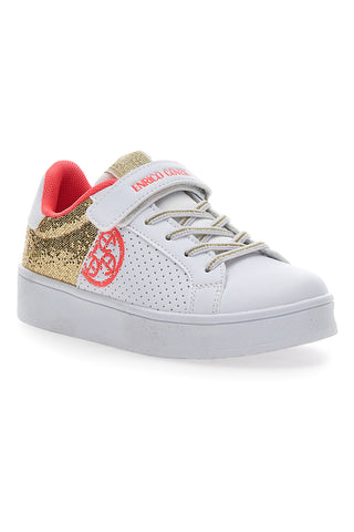 Superge Coveri Vanessa Glitter Pu Mesh bele in zlate