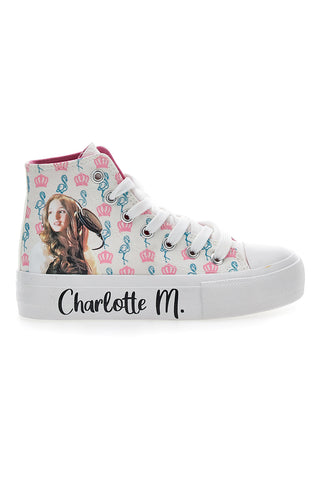 Superge srednjega kroja Charlotte 7901 White
