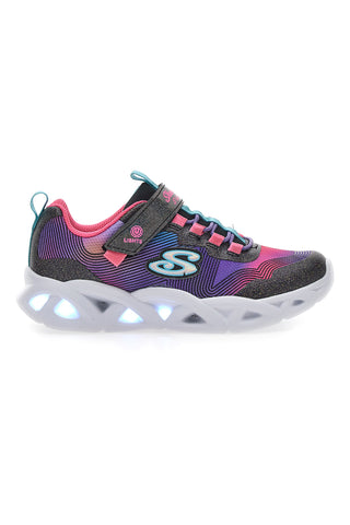 Superge z lučkami Skechers Twist Bright 2.0 Črna-Fuksija