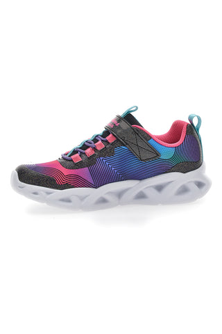 Superge z lučkami Skechers Twist Bright 2.0 Črna-Fuksija
