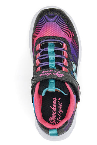 Superge z lučkami Skechers Twist Bright 2.0 Črna-Fuksija