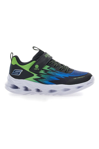 Superge Skechers S Lights Vortex Flash Zorent zelene in črne