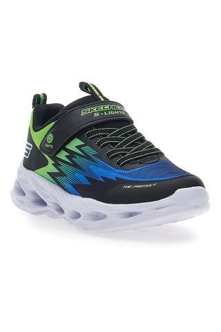 Superge Skechers S Lights Vortex Flash Zorent zelene in črne